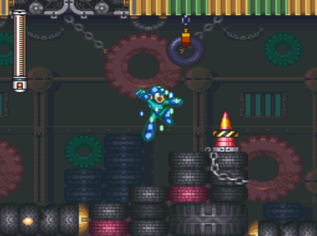 Mega Man 7 screenshot - Turbo Man